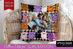 Halloween Photo Pillow PNG - Spooky Picture Frame Pillow Product Image 1