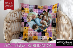 Halloween Photo Pillow PNG - Spooky Picture Frame Pillow Product Image 1