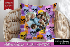 Halloween Photo Pillow PNG - Spooky Picture Frame Pillow Product Image 1