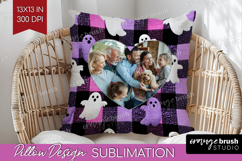 Halloween Photo Pillow PNG - Spooky Picture Frame Pillow Product Image 1