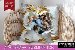 Rose Photo Pillow PNG - Floral Picture Frame Pillow Cover Product Image 1