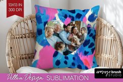 Leopard Print Photo Pillow PNG - Animal Pattern Picture Product Image 1