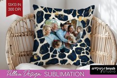 Leopard Print Photo Pillow PNG - Animal Pattern Picture Product Image 1