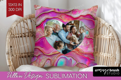 Pearl Photo Pillow PNG - Pearl Texture Picture Frame Pillow Product Image 1