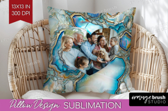 Pearl Photo Pillow PNG - Pearl Texture Picture Frame Pillow Product Image 1