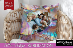 Pearl Photo Pillow PNG - Pearl Texture Picture Frame Pillow Product Image 1