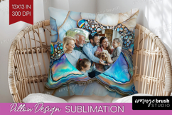 Pearl Photo Pillow PNG - Pearl Texture Picture Frame Pillow Product Image 1