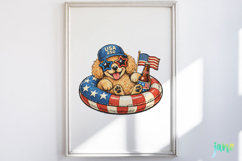 Patriotic Dog Collection PNG Product Image 2