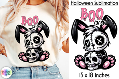 Halloween Sublimation Bundle, Creepy Voodoo Bunny Prints Product Image 8