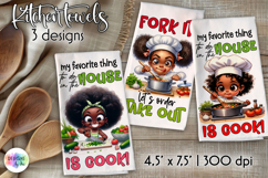 Funny Kitchen Towel, Sarcastic Kitchen Quotes Sublimation Product Image 1