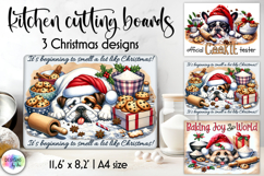 Funny Christmas Cutting Board Bundle, Sarcastic Cow and Dog Product Image 6