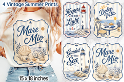 Vintage Italian Summer Sublimation Bundle, Mediterranean PNG Product Image 3