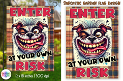 Sarcastic Garden Flag Bundle, Funny Garden Sign Product Image 6