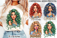 Inspirational Mermaid Sublimation, Empowering Fashion Print Product Image 1