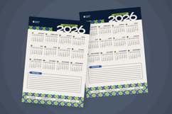 Corporate Wall Planner 2026 Modern Layout Product Image 4