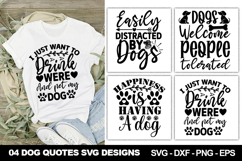Dog SVG Designs | Cute and Funny Pet Lover Quote Cut File Product Image 1