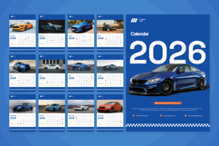 Corporate Automotive Calendar Design Product Image 4