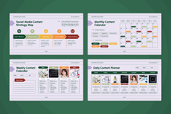 Social Media Content Strategy Calendar Infographic Product Image 4