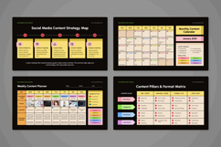 Social Media Content Calendar Infographic Product Image 4