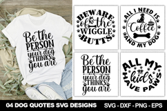 Dog SVG Designs | Cute and Funny Pet Lover Quote Cut File Product Image 1