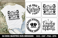 Dog SVG Bundle | Cute and Funny Pet Lover Quote Cut File Product Image 3