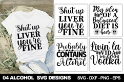 Alcohol Quotes SVG Bundle | Beer Vodka Wine Sayings, Alcohol Product Image 6