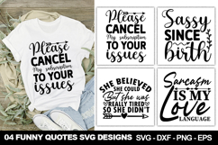 Funny Quotes SVG Bundle |Funny Quotes SVG Designs Product Image 7