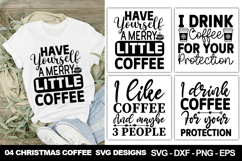 Christmas Coffee SVG Bundle | Funny Holiday Coffee Quotes Product Image 5