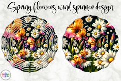 Spring Flowers Wind Spinner | Wildflowers Wind Spinner Print Product Image 1