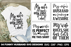 Funny Husband SVG Bundle | Funny Husband Quotes SVG Designs Product Image 7