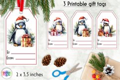 Christmas Gift Tags Bundle | 150 Personalized Gift Tags PNG Product Image 8