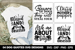 Dog SVG Designs | Cute and Funny Pet Lover Quote Cut File Product Image 1