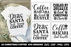 Christmas Coffee SVG Bundle | Funny Holiday Coffee Quotes Product Image 4