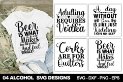 Alcohol Quotes SVG Bundle | Beer Vodka Wine Sayings, Alcohol Product Image 2