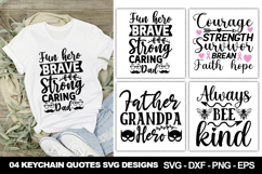 Keychain SVG Bundle | Cute and Fun Keychain Cut File Product Image 5