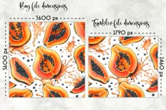 Lunch Bag Sublimation | Fruits and Berries Lunch Bag Print Product Image 2