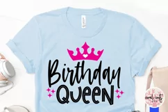 Birthday queen - Happy Birthday SVG EPS DXF Product Image 4