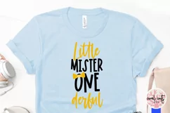 Little mister onederful - Birthday SVG EPS DXF Product Image 4