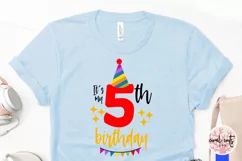 It’s my 5th birthday - Happy Birthday SVG EPS DXF Product Image 4