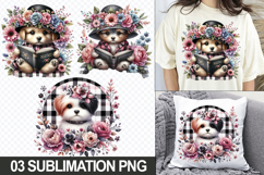 Dog PNG Bundle Sublimation Clipart for Crafts &amp; Apparel Product Image 1