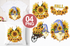 Halloween Sunflower Sublimation PNG - 04 Designs Product Image 1