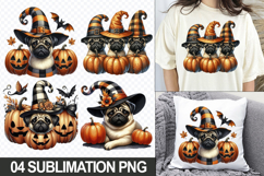 Halloween Dog Sublimation Clipart, 04 PNG Designs Product Image 1