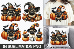 Halloween Dog Sublimation Clipart, 04 PNG Designs Product Image 1