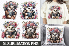 Cute Owl Clipart for T-Shirts, Pillows &amp; Crafts, Sublimation Product Image 1