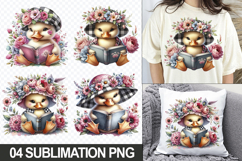 Cute Duck Clipart for T-Shirts, Pillows &amp; Crafts Product Image 1