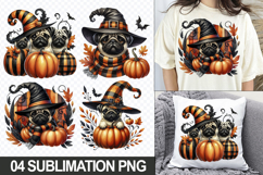 Halloween Dog Sublimation Clipart, 04 PNG Designs Product Image 1