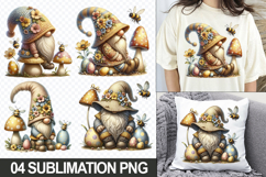 Cute Gnome Clipart PNG - Easter Sublimation Designs Product Image 1