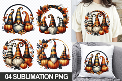 Halloween Gnome Sublimation Clipart, 04 PNG Designs Product Image 1