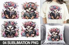 Cute Owl Clipart for T-Shirts, Pillows &amp; Crafts, Sublimation Product Image 1