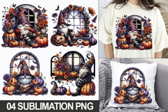 Halloween Gnome Sublimation Clipart, 04 PNG Designs Product Image 1